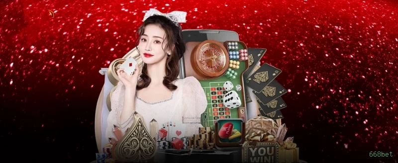 Imagem promocional do login da 668bet